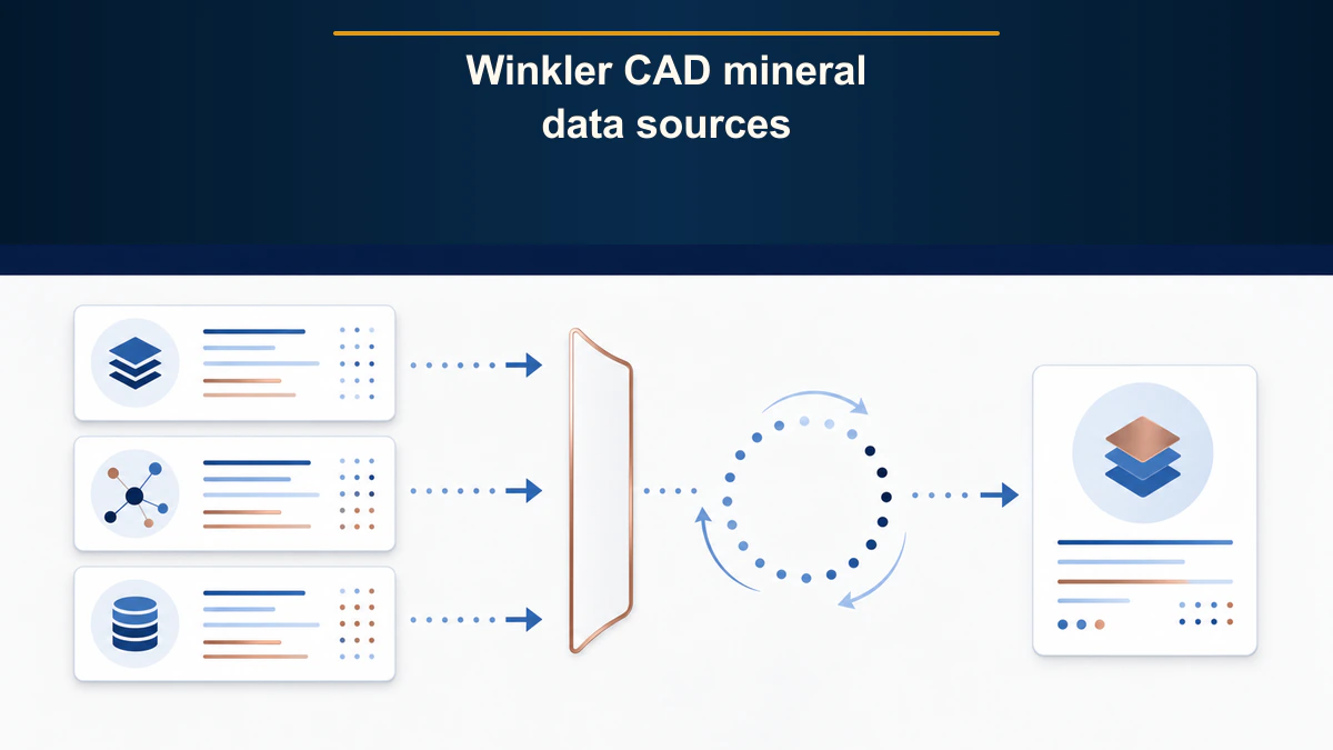 Winkler CAD mineral data sources